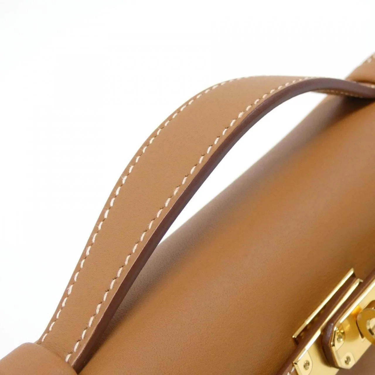 HERMES Kelly 049417CC Handbag Swift 金色 Swift 皮 未使用品 - 縮圖 5