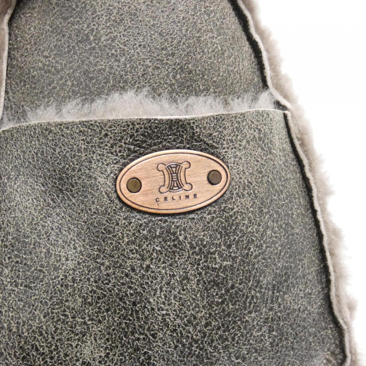 CELINE Boogie Bag Leather Brown Leather Rank A - Thumbnail 4