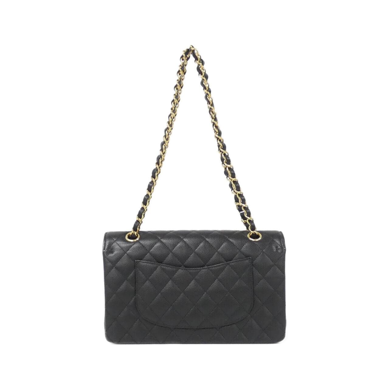 CHANEL Matelasse 1112 Shoulder Grained Calfskin Black Grained Calfskin - Thumbnail 2