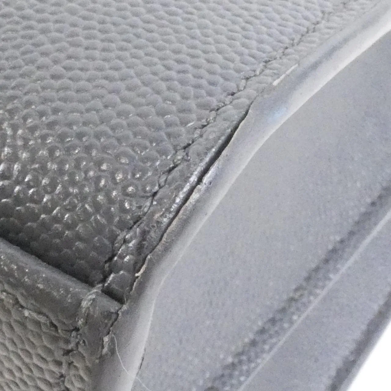 SAINT LAURENT Cassandre 578000 BOWNW Handbag Black Rank A - Thumbnail 3