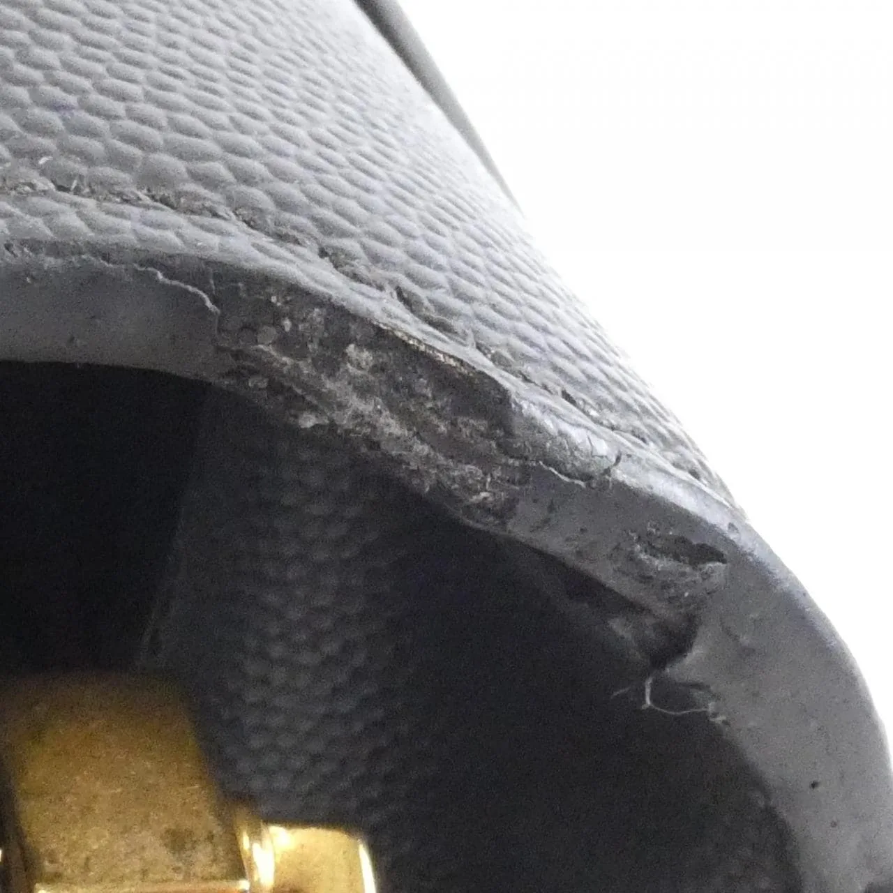 SAINT LAURENT Cassandre 578000 BOWNW Handbag Black Rank A - Thumbnail 4