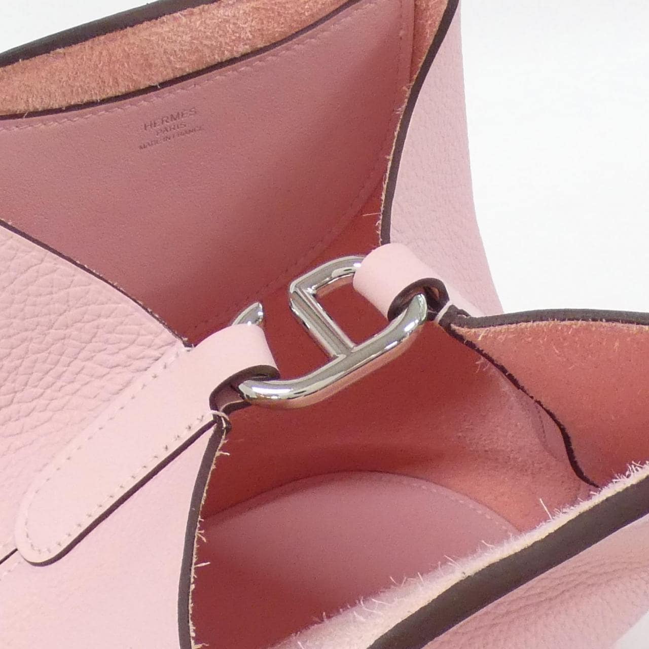 HERMES HERMÈS 084274CK Bag Clemence Black Clemence Leather - Thumbnail 3