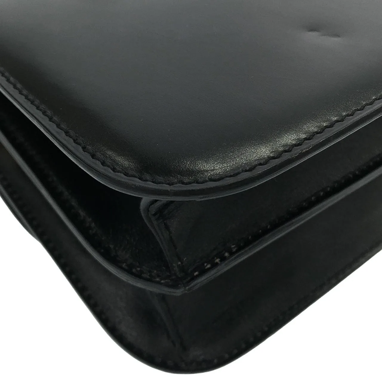 CELINE Shoulder Leather Black Leather Rank A - Thumbnail 5