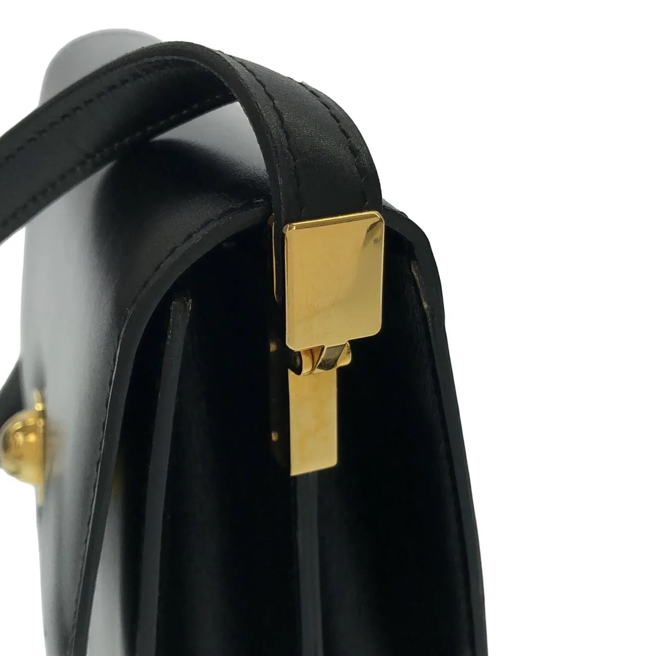 CELINE Shoulder Leather Black Leather Rank A - Thumbnail 6