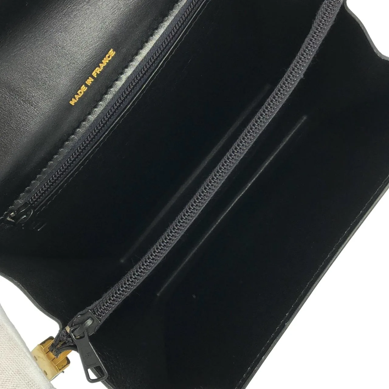 CELINE Shoulder Leather Black Leather Rank A - Thumbnail 8