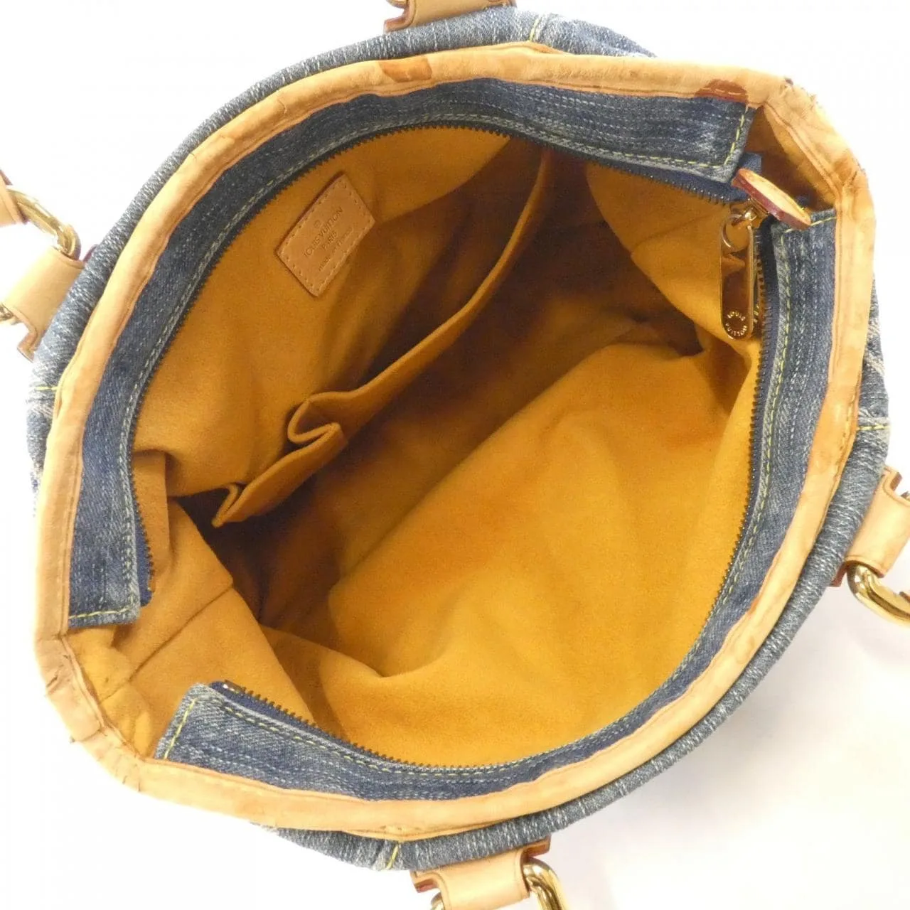 LOUIS VUITTON M95349 Handbag Monogram 藍色 Monogram 中古品B - 縮圖 8