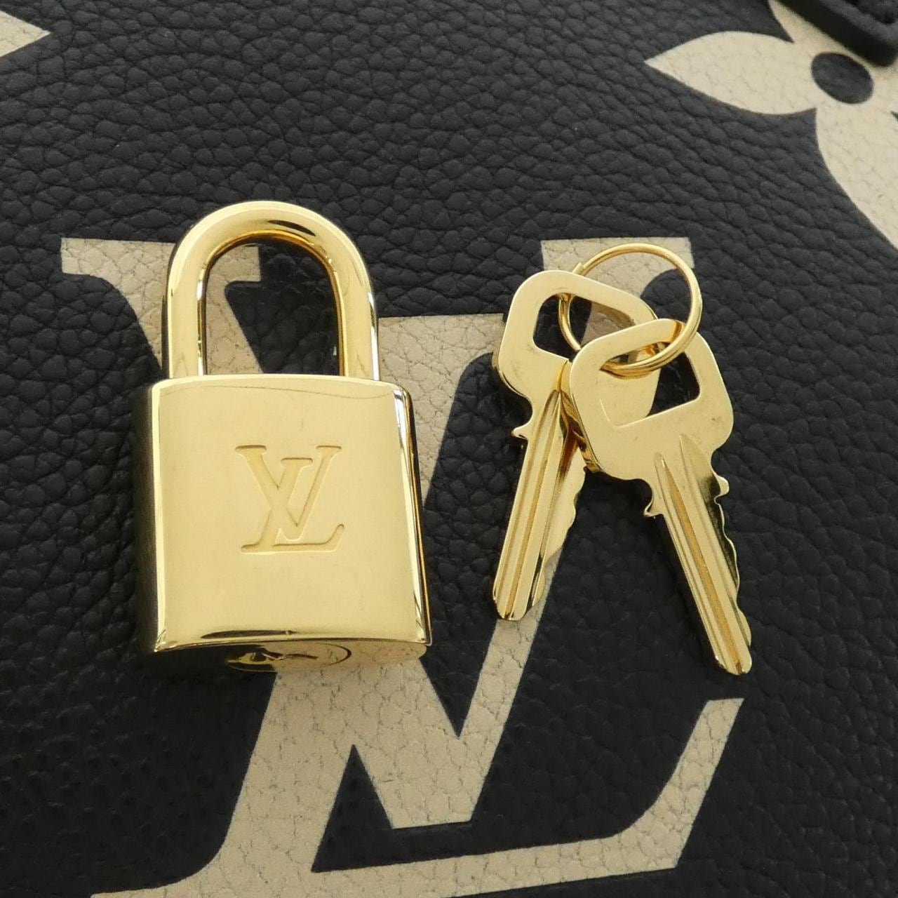 LOUIS VUITTON Speedy M58947 Boston Bag Monogram Black Monogram Rank A - Thumbnail 4