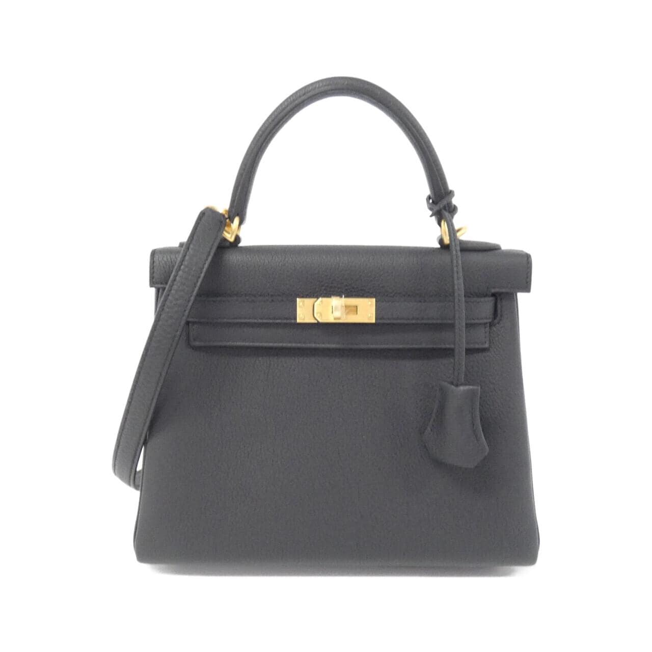 HERMES HERMÈS Kelly 044624CM Bag Togo Black