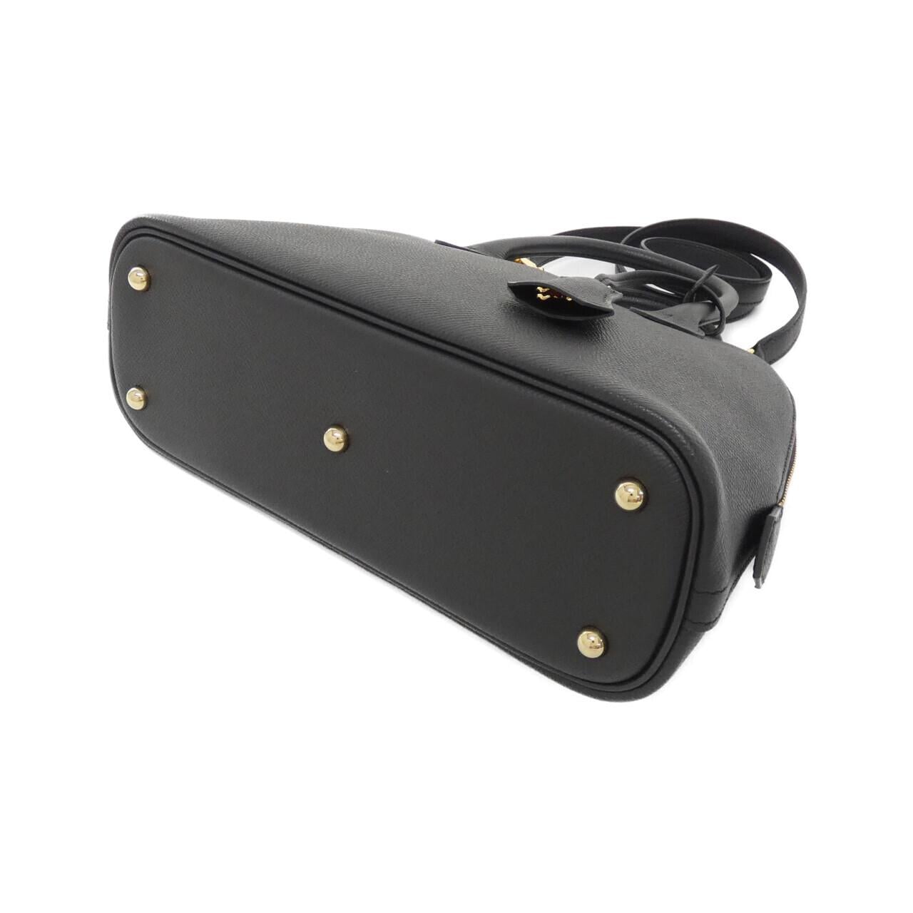 HERMES HERMÈS Bolide 082798CC Bag Epsom Black Epsom Leather - Thumbnail 2