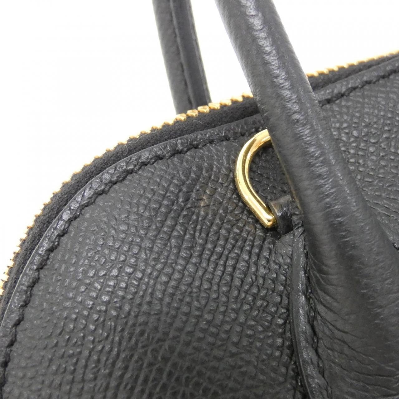 HERMES HERMÈS Bolide 082798CC Bag Epsom Black Epsom Leather - Thumbnail 4