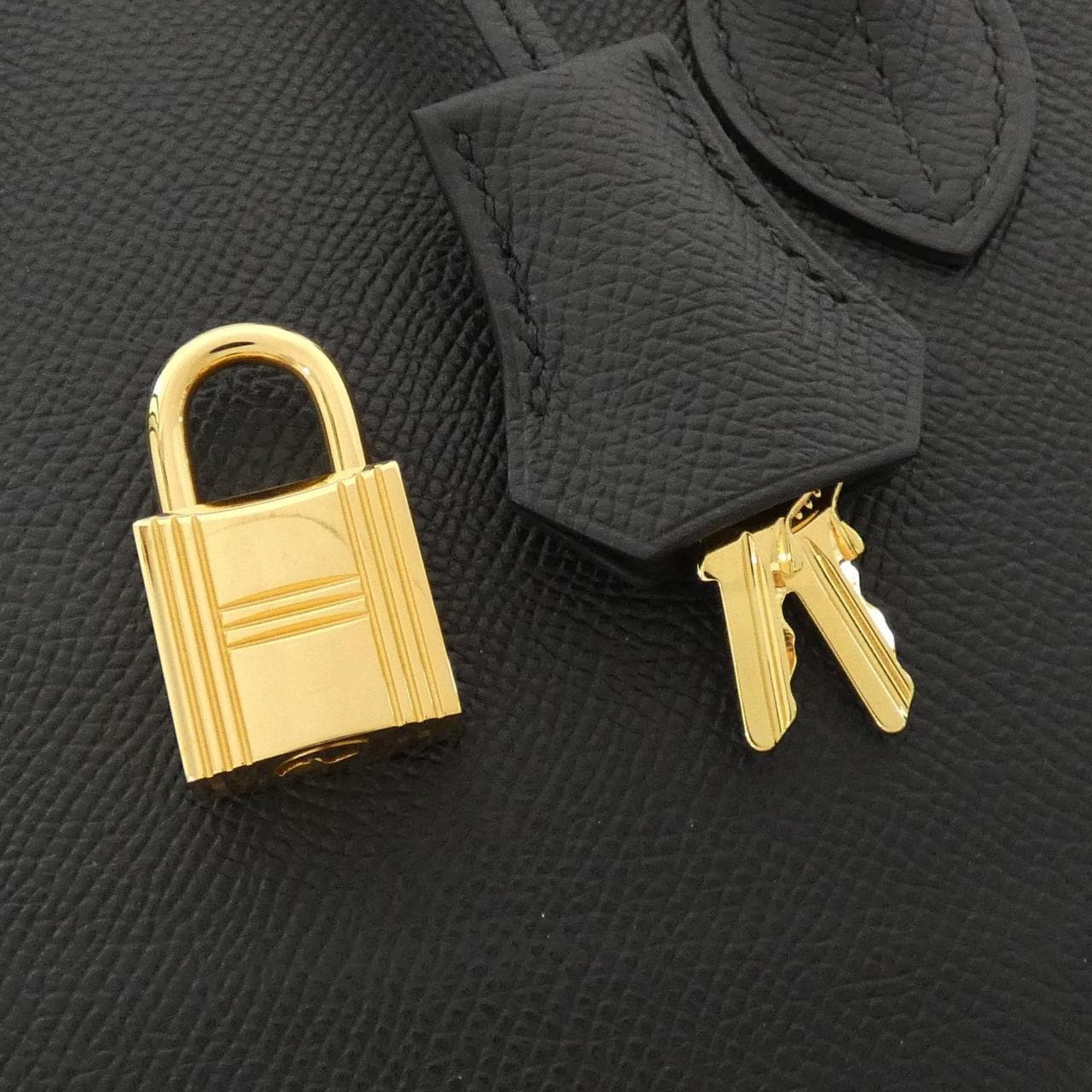 HERMES HERMÈS Bolide 082798CC Bag Epsom Black Epsom Leather - Thumbnail 5