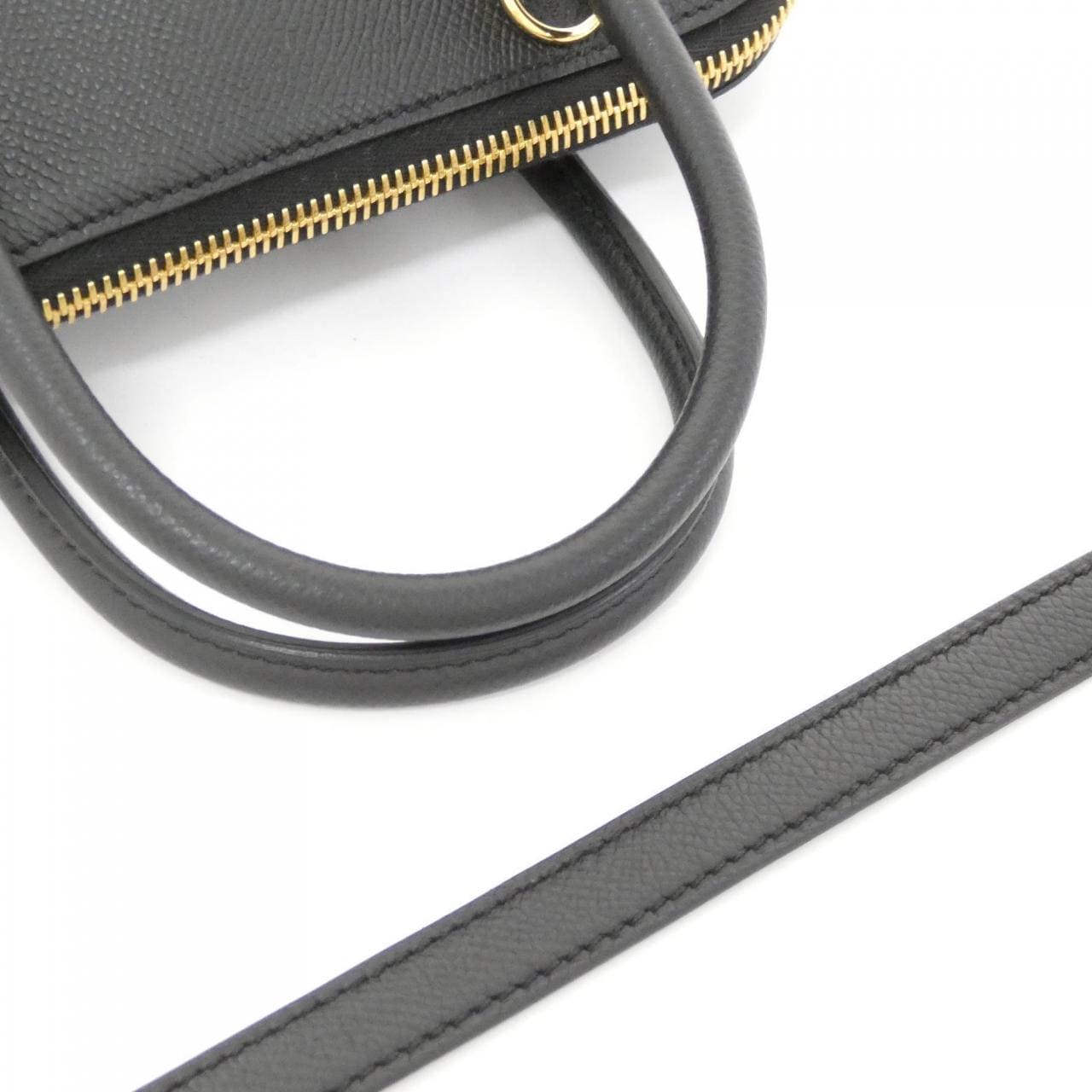 HERMES HERMÈS Bolide 082798CC Bag Epsom Black Epsom Leather - Thumbnail 6