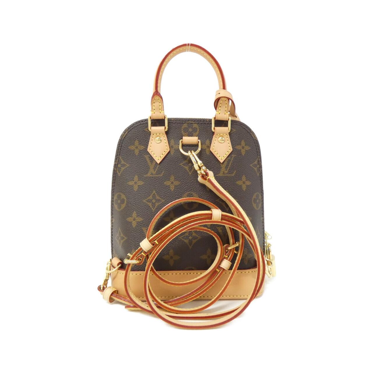 LOUIS VUITTON Alma M47132 Backpack Monogram 黑色 Monogram 中古品A - 縮圖 2