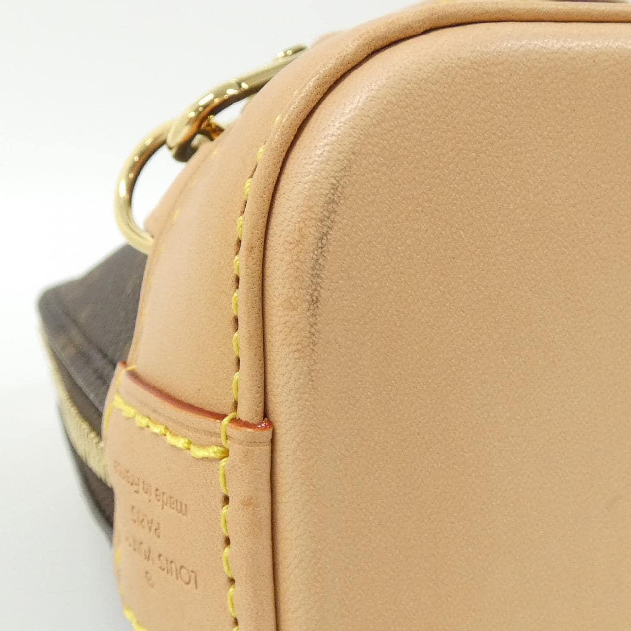 LOUIS VUITTON Alma M47132 Backpack Monogram 黑色 Monogram 中古品A - 縮圖 3