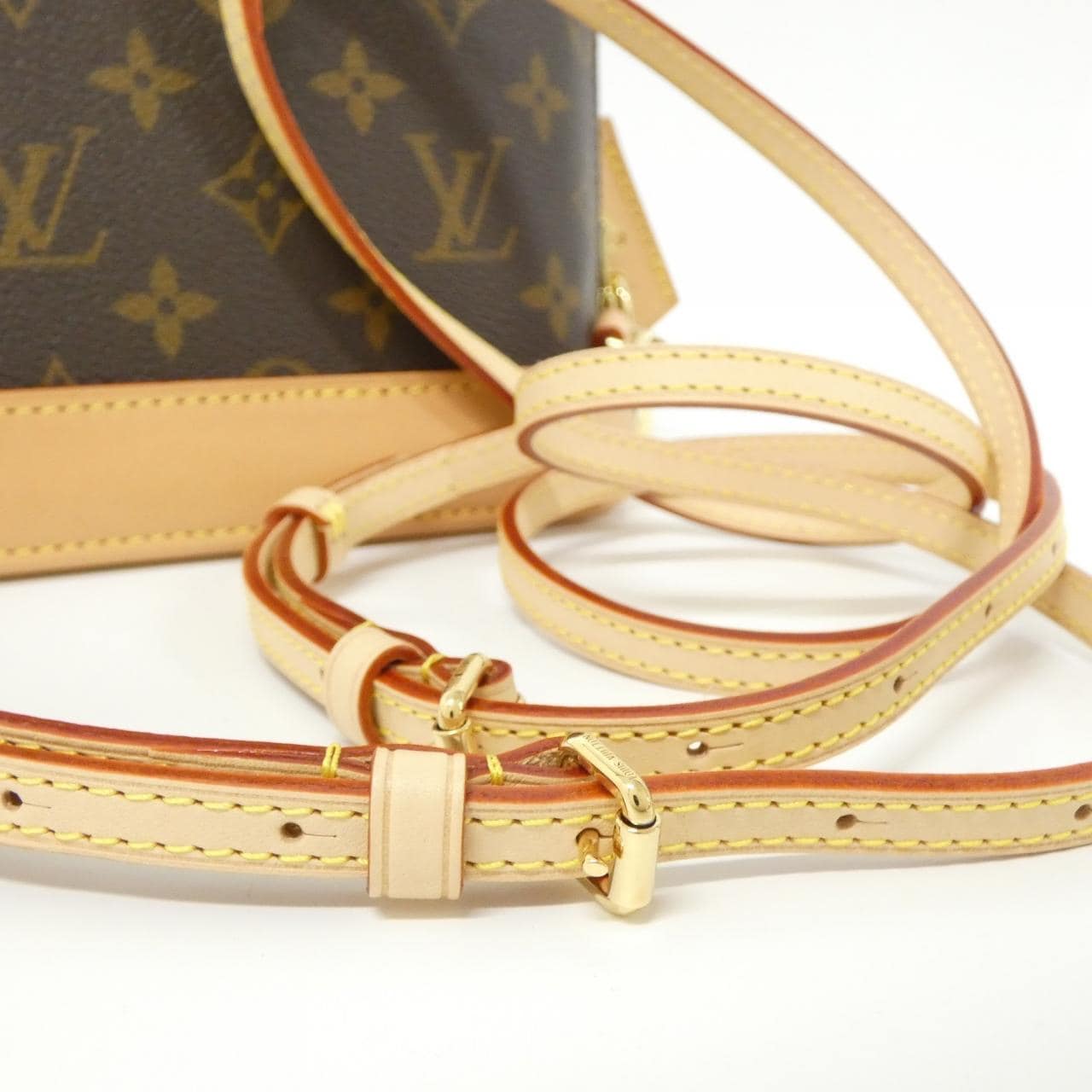 LOUIS VUITTON Alma M47132 Backpack Monogram 黑色 Monogram 中古品A - 縮圖 7
