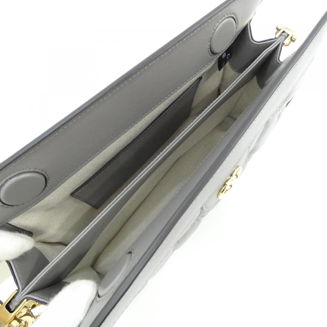 GUCCI 702200 UM8HG Shoulder Bag Leather Black Leather - Thumbnail 9