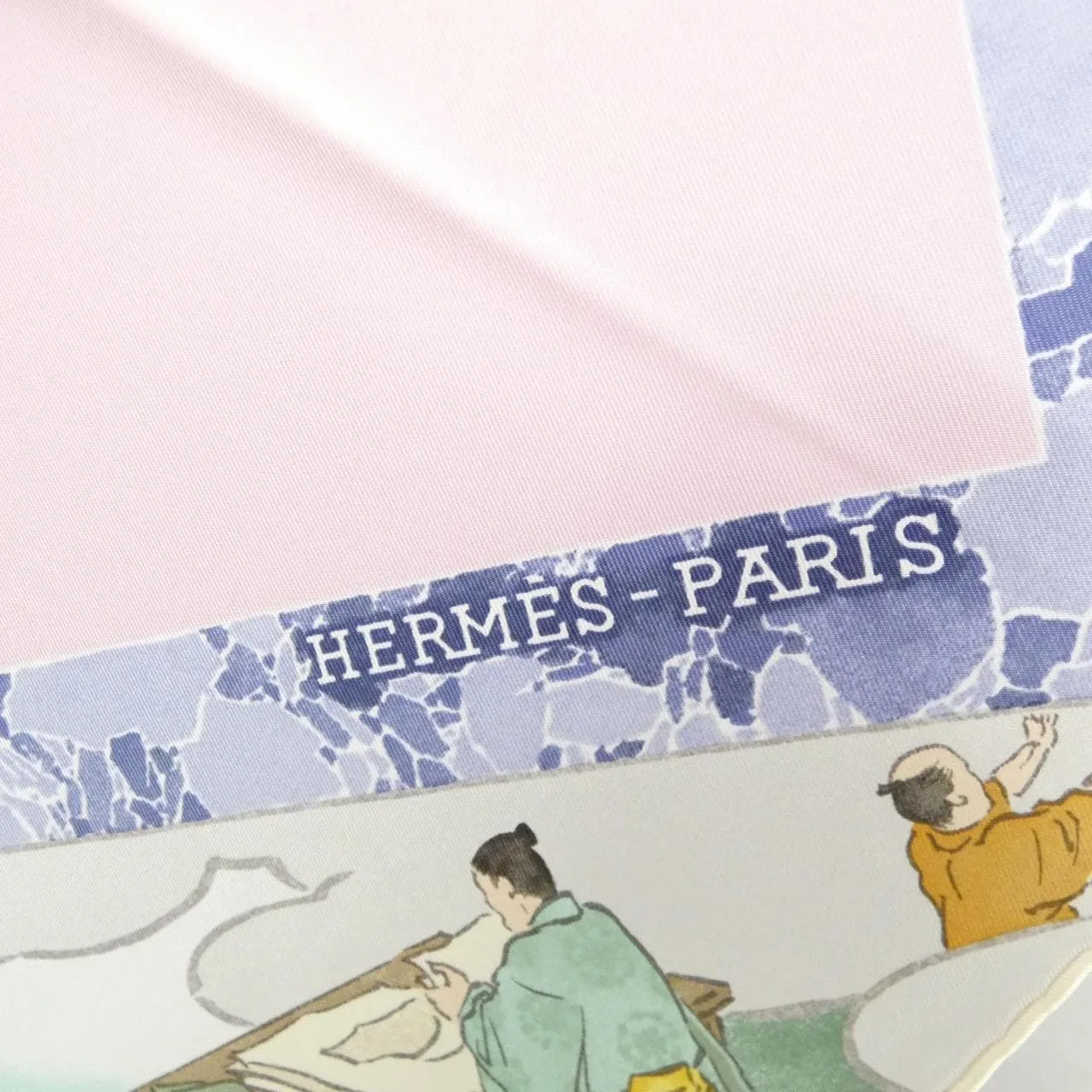 HERMES 003335S Scarf 黑色 中古品A - 縮圖 2