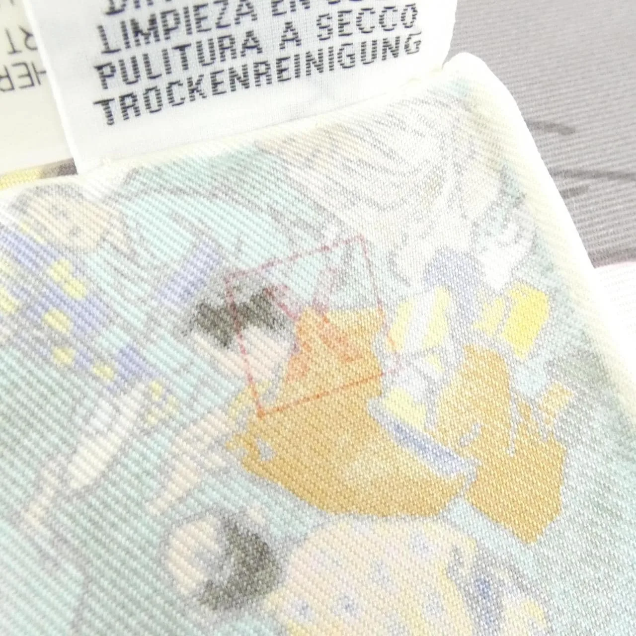 HERMES 003335S Scarf 黑色 中古品A - 縮圖 4