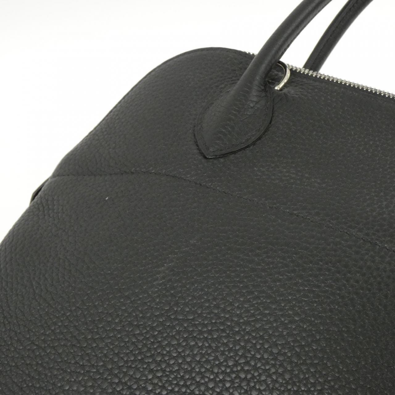 HERMES HERMÈS Bolide 073419CK Bag Clemence Black Clemence Leather - Thumbnail 4