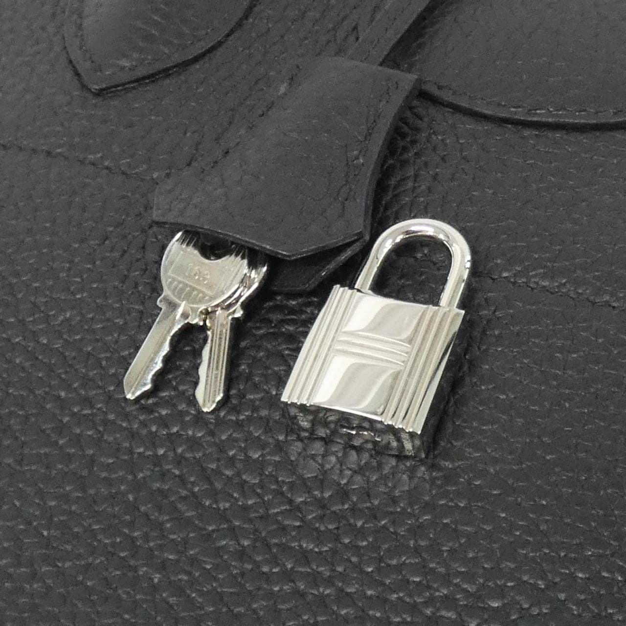 HERMES HERMÈS Bolide 073419CK Bag Clemence Black Clemence Leather - Thumbnail 5