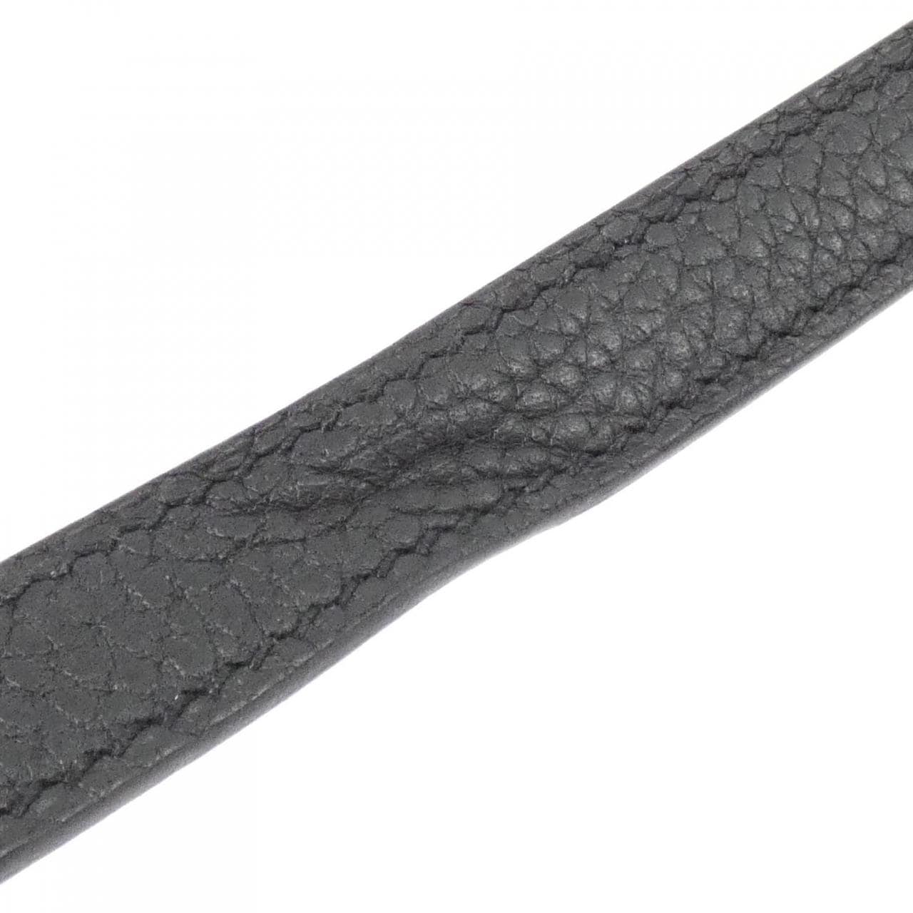 HERMES HERMÈS Bolide 073419CK Bag Clemence Black Clemence Leather - Thumbnail 8