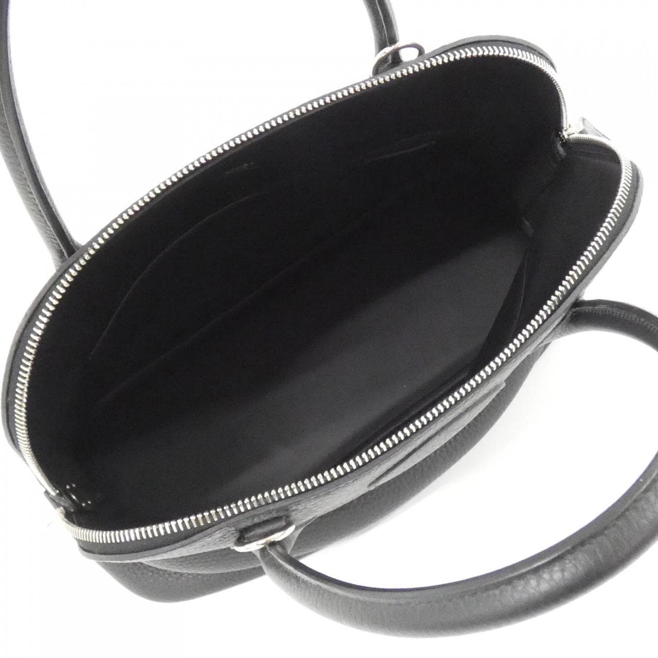 HERMES HERMÈS Bolide 073419CK Bag Clemence Black Clemence Leather - Thumbnail 9