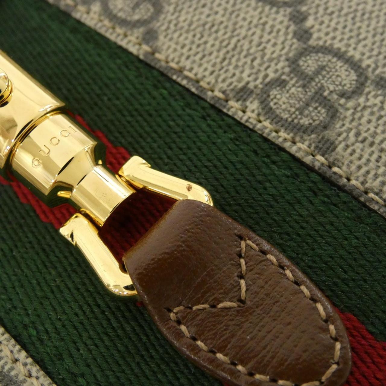 GUCCI Jackie 637092 HUHHG Bag Canvas Black Canvas - Thumbnail 4