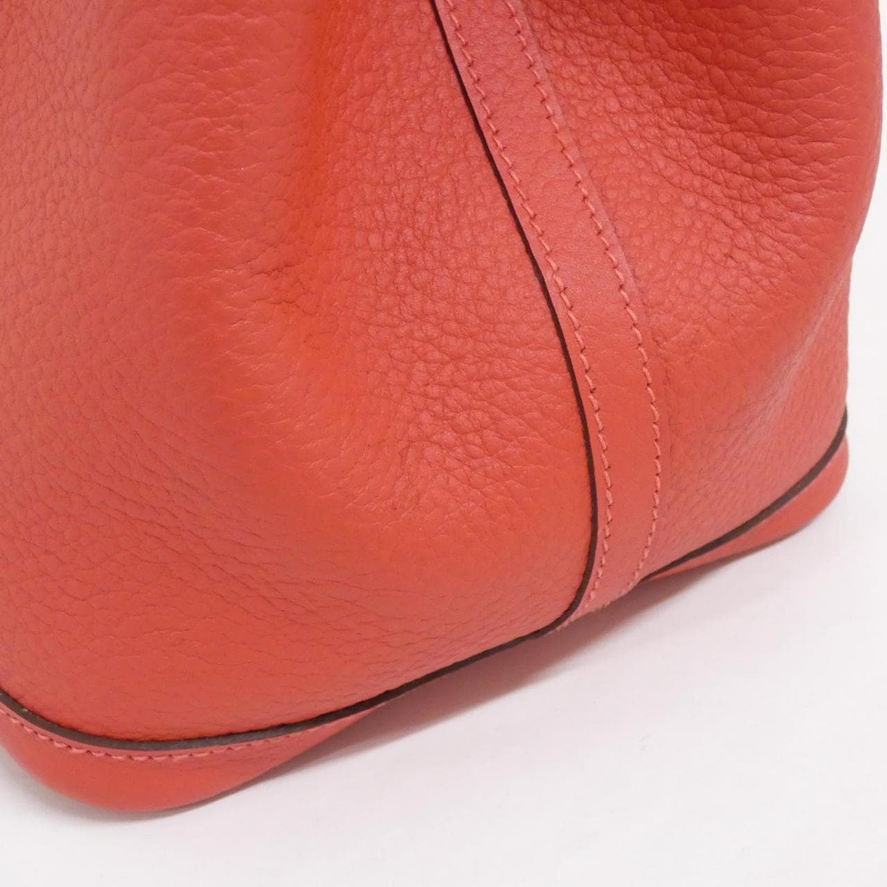 HERMES Garden Party HERMÈS 064423CK Bag Rouge Rank A - Thumbnail 4