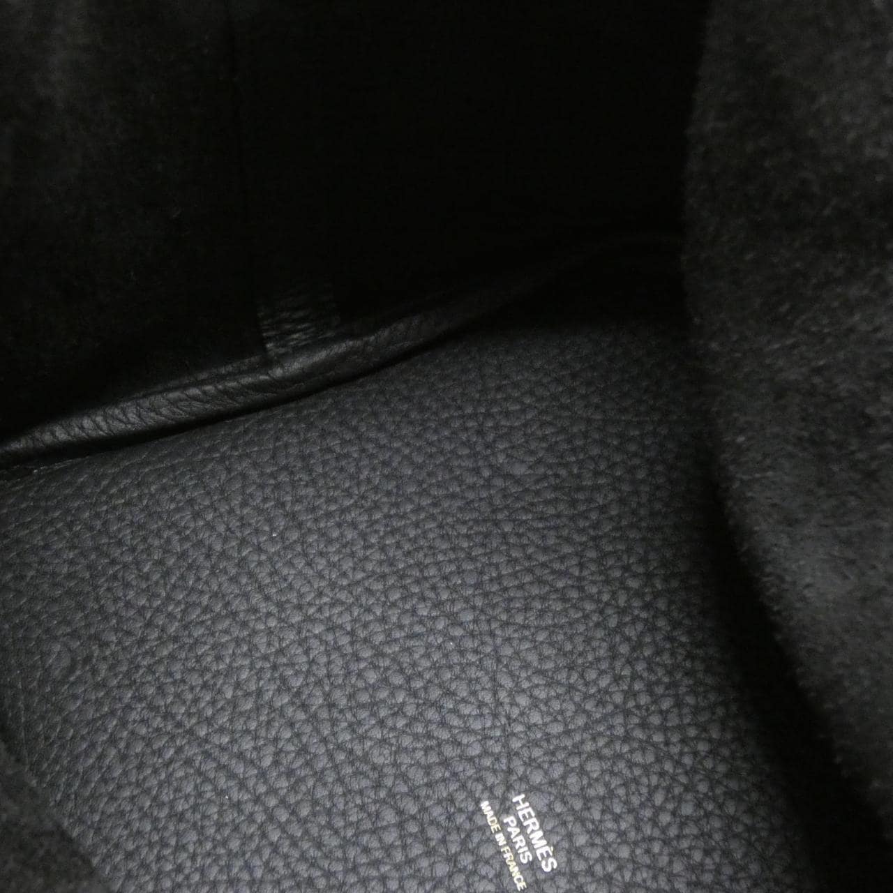 HERMES HERMÈS Picotin 060991CC Bag Clemence Black Clemence Leather - Thumbnail 6