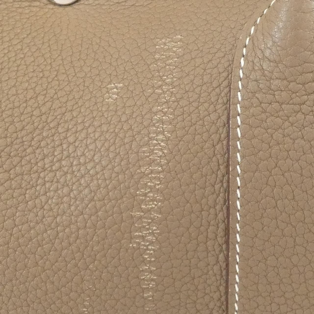 HERMES Garden Party HERMÈS 051559CK Bag Etoupe Rank B - Thumbnail 5