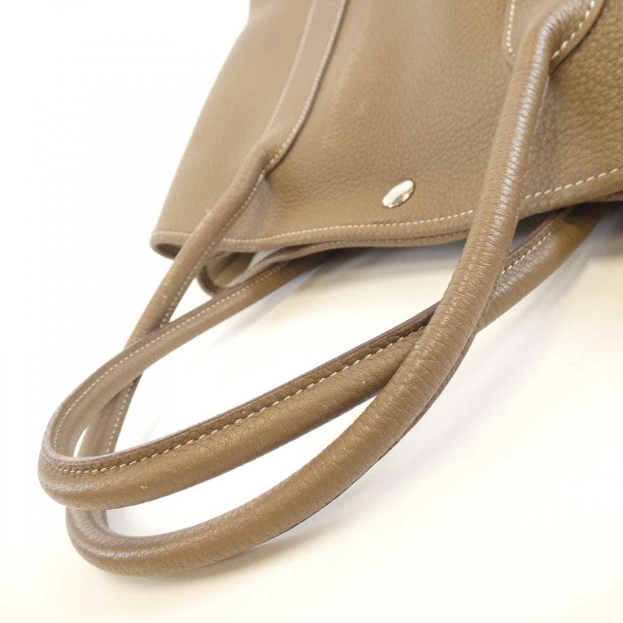 HERMES Garden Party HERMÈS 051559CK Bag Etoupe Rank B - Thumbnail 6