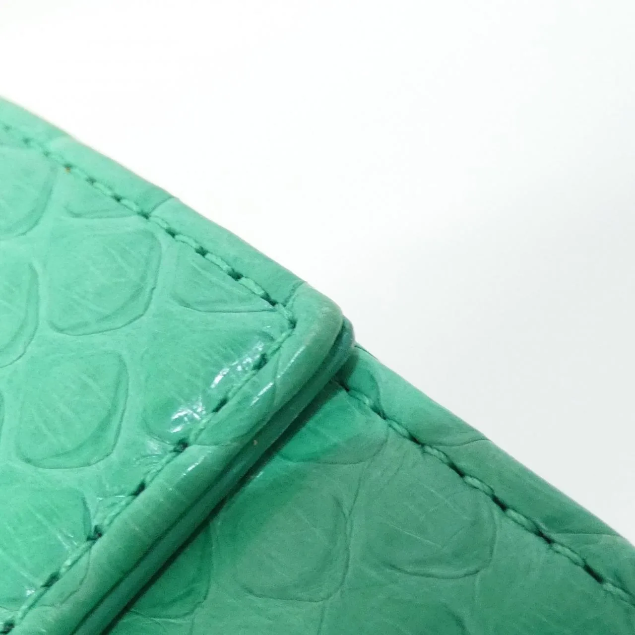 DIOR Wallet Python Green Python Rank A - Thumbnail 5