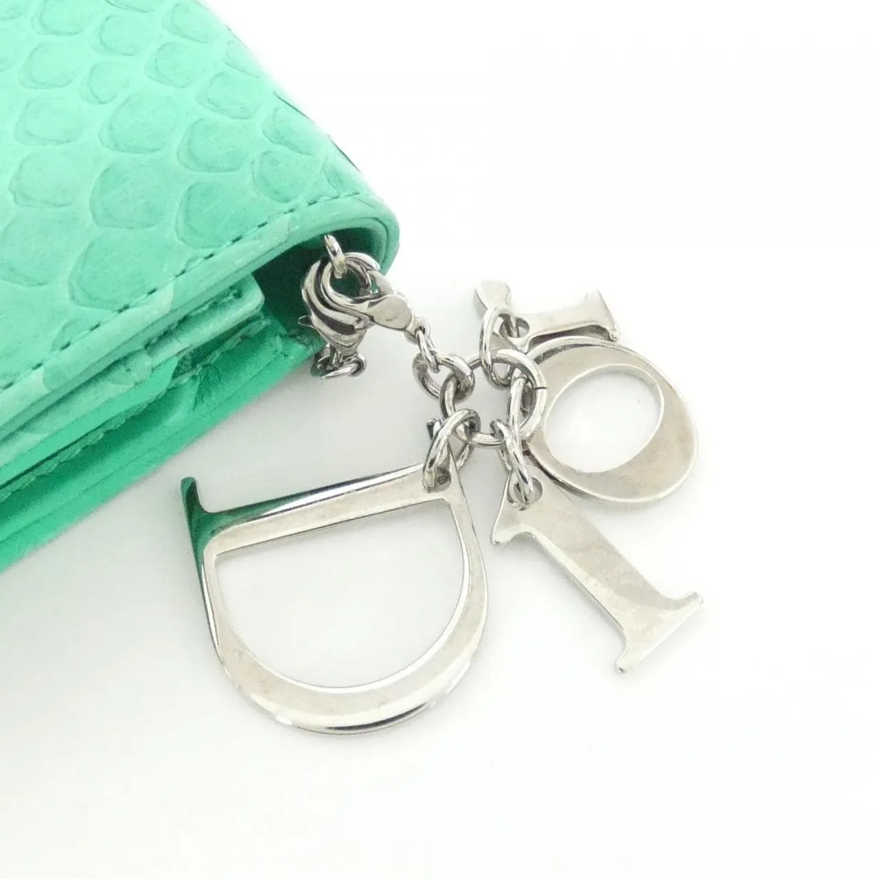 DIOR Wallet Python Green Python Rank A - Thumbnail 6