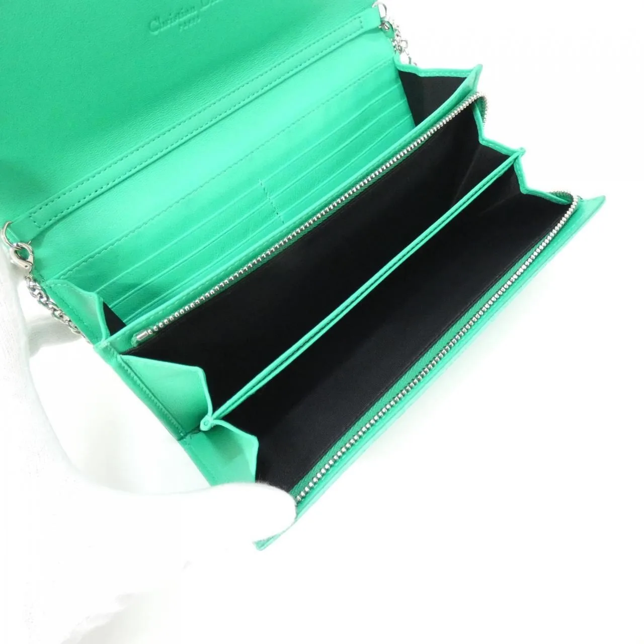 DIOR Wallet Python Green Python Rank A - Thumbnail 9