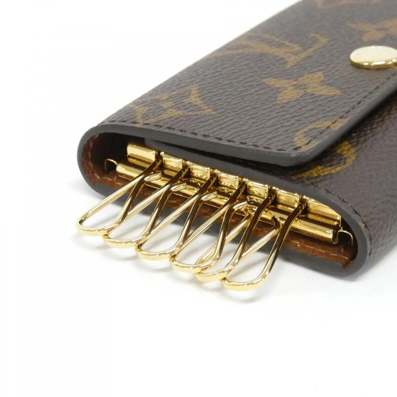 LOUIS VUITTON M62630 Key Case Monogram 黑色 Monogram 中古品A - 縮圖 2