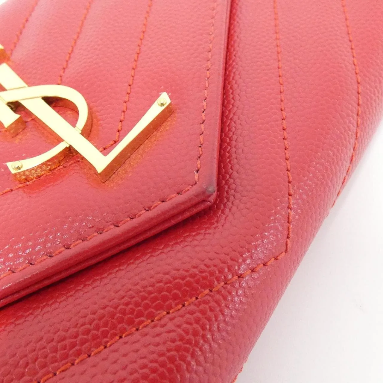 SAINT LAURENT 372264 BOW01 Wallet Black Rank A - Thumbnail 5