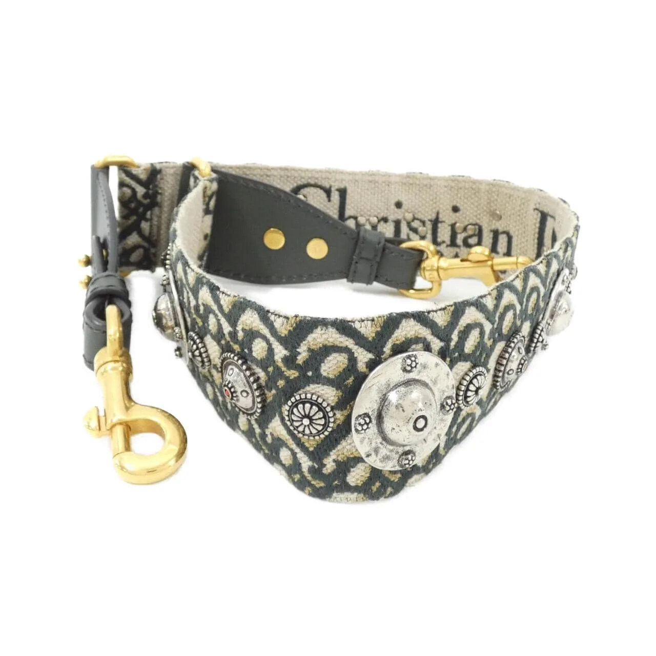 DIOR S8520CTZQ Wallet Canvas Green