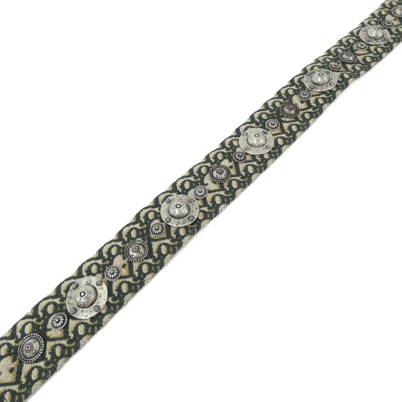 DIOR S8520CTZQ Wallet Canvas Green Canvas Rank A - Thumbnail 2