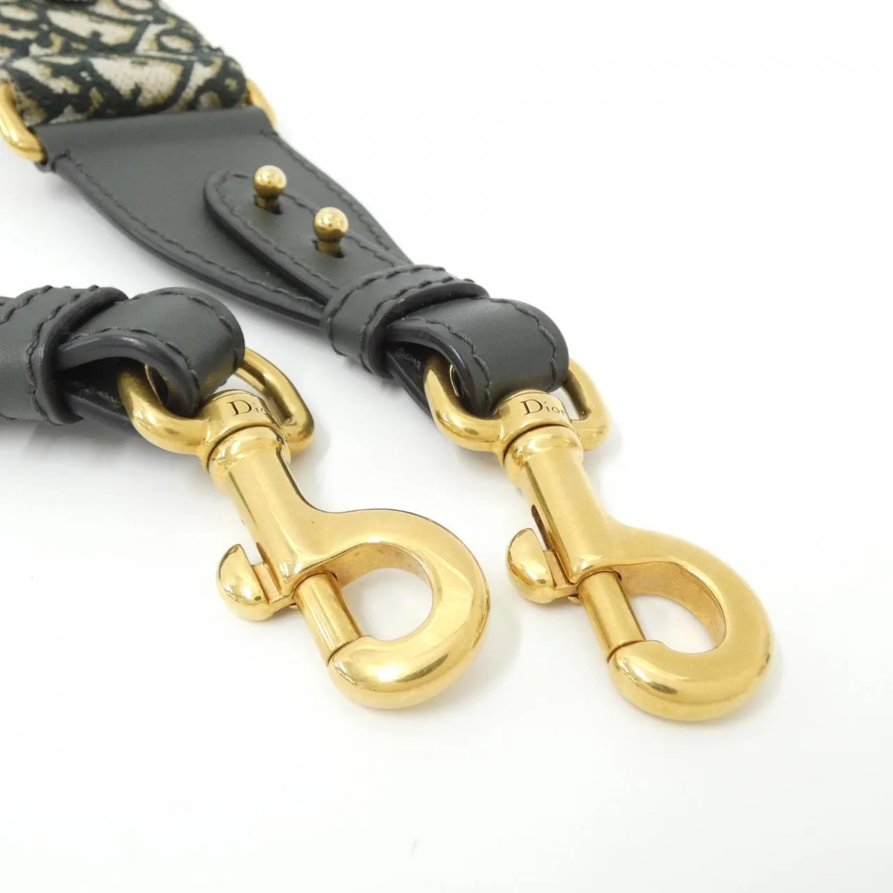 DIOR S8520CTZQ Wallet Canvas Green Canvas Rank A - Thumbnail 4