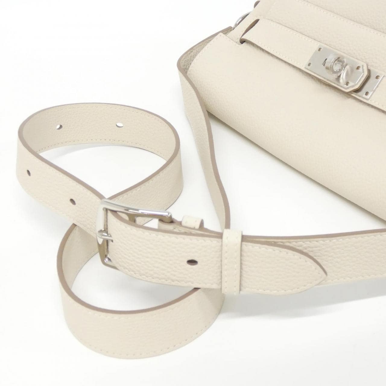 HERMES HERMÈS Kelly Shoulder Bag Togo Black Togo Leather - Thumbnail 5