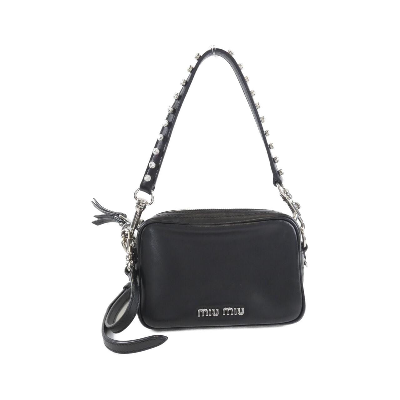 MIU MIU 5BL013 Shoulder Bag Black Rank A - Thumbnail 2