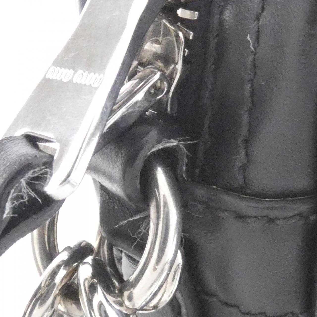 MIU MIU 5BL013 Shoulder Bag Black Rank A - Thumbnail 4