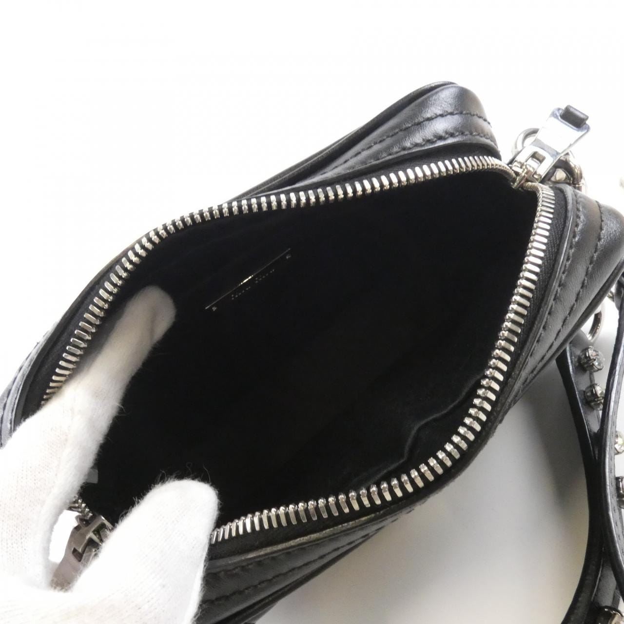 MIU MIU 5BL013 Shoulder Bag Black Rank A - Thumbnail 6