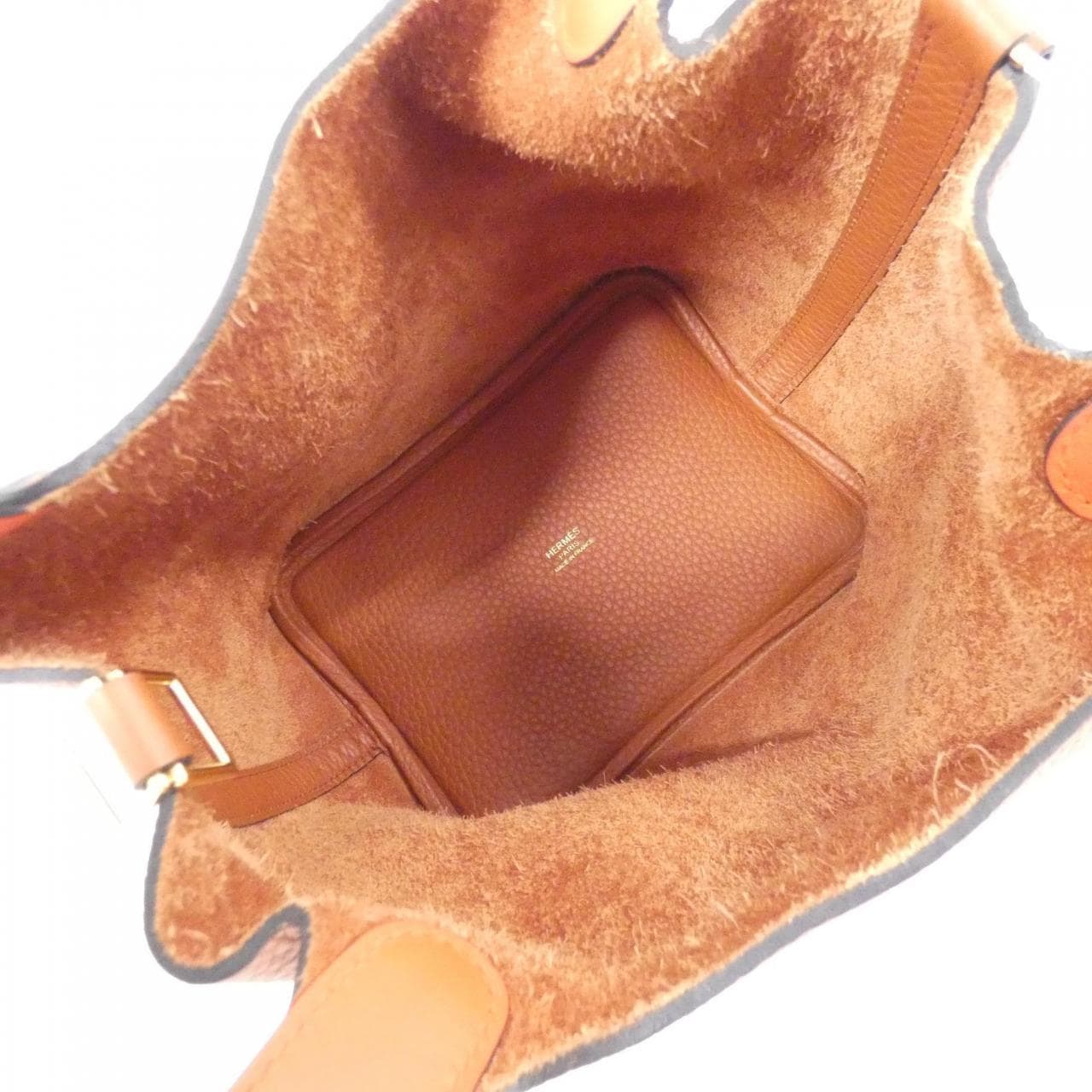 HERMES HERMÈS Picotin 069560CC Bag Clemence Black Clemence Leather - Thumbnail 9