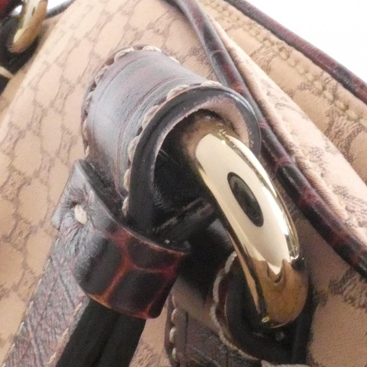 CELINE 160722AJB Shoulder Bag Canvas Black Canvas - Thumbnail 5