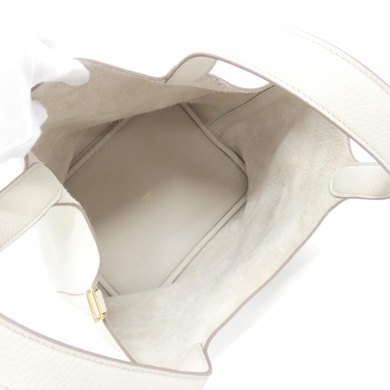 HERMES HERMÈS Picotin 060991CC Bag Clemence Black Clemence Leather - Thumbnail 5