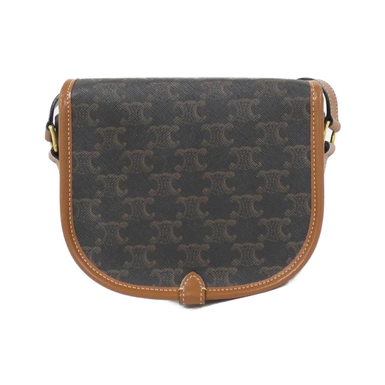 CELINE 191502BZJ Shoulder Bag Canvas 黑色 帆布 中古品A - 縮圖 2