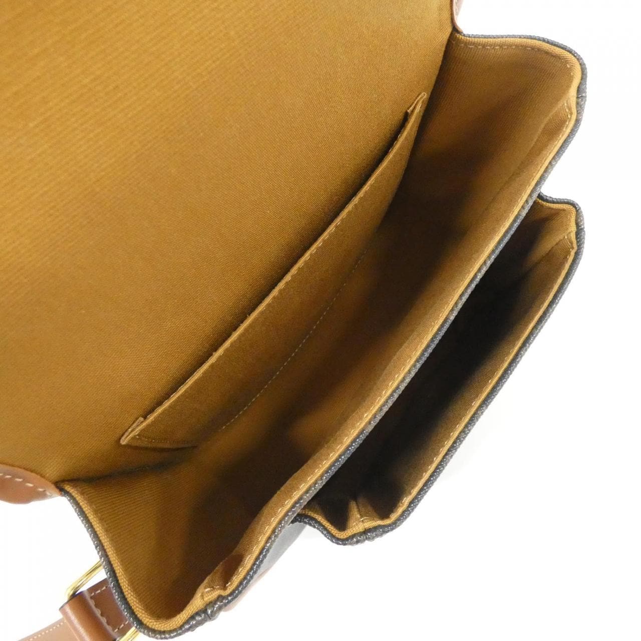 CELINE 191502BZJ Shoulder Bag Canvas 黑色 帆布 中古品A - 縮圖 9