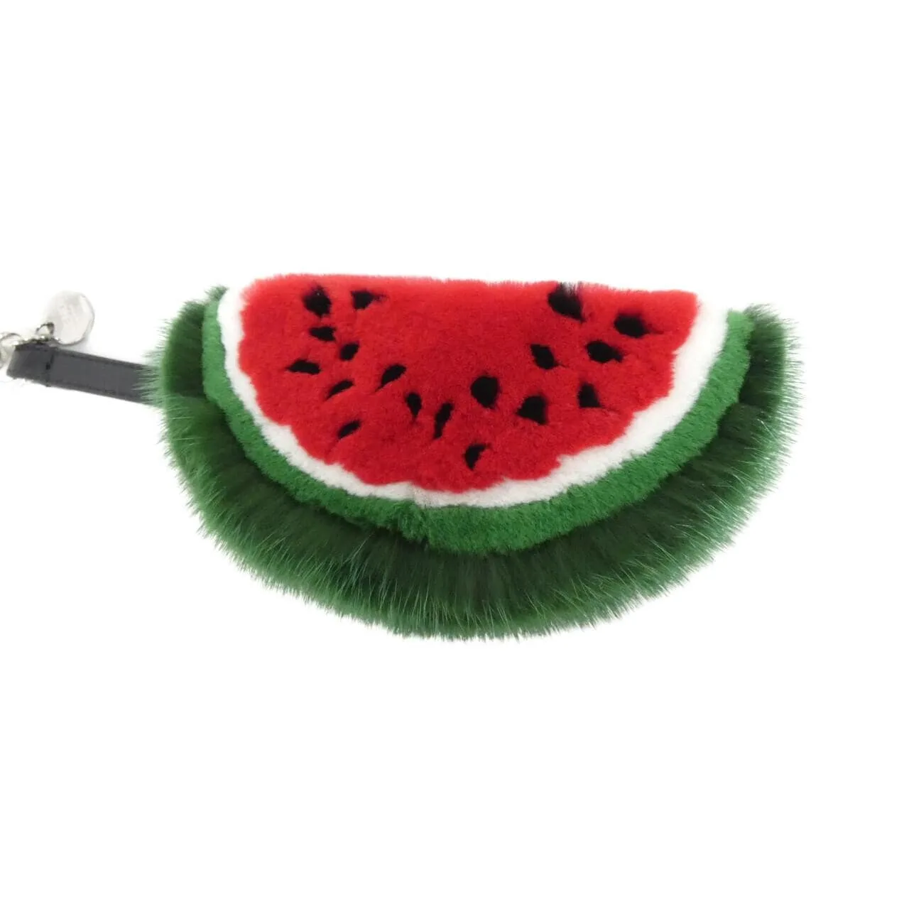 FENDI 7AS343 AWXW Key Case Cotton Black Cotton Rank A - Thumbnail 2