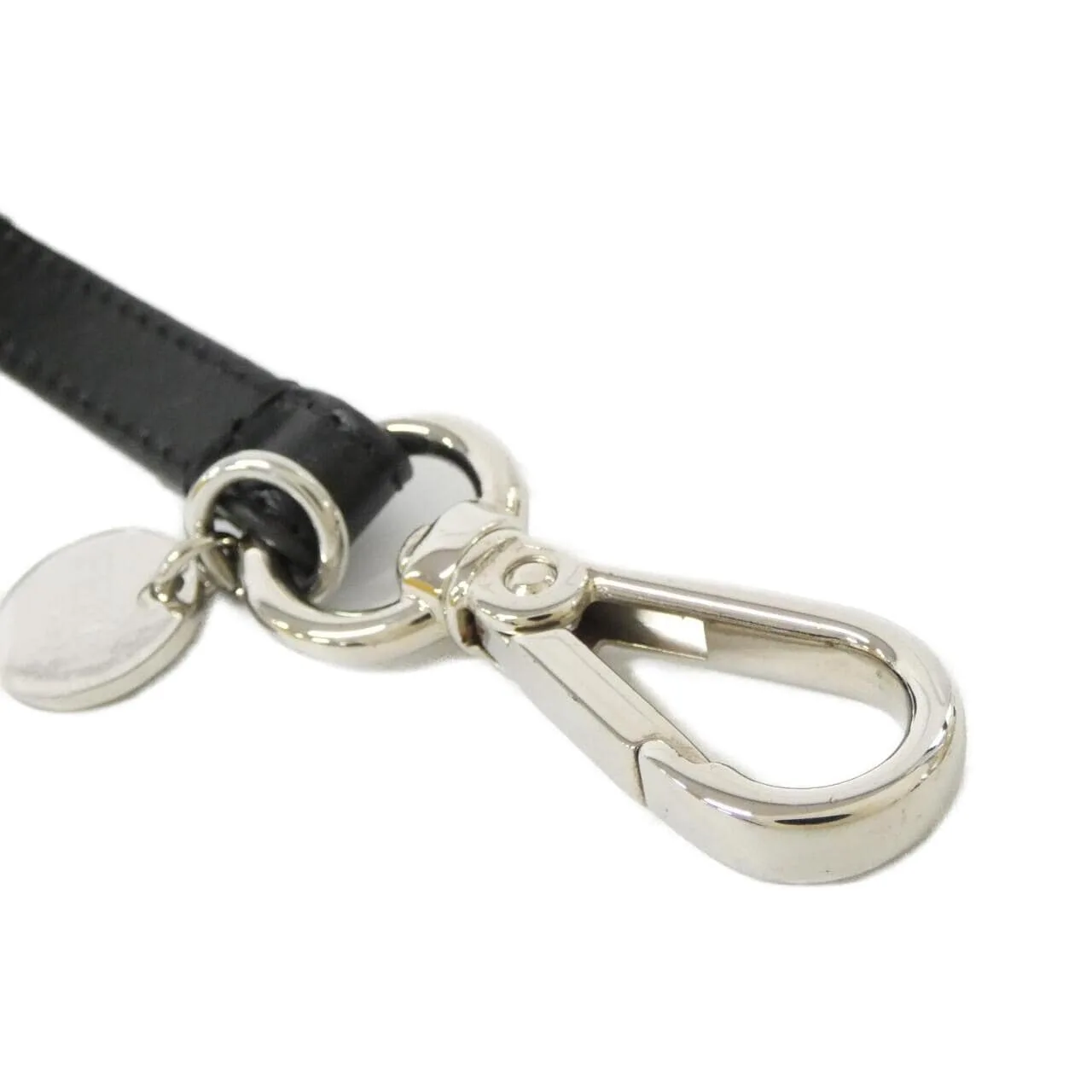 FENDI 7AS343 AWXW Key Case Cotton Black Cotton Rank A - Thumbnail 4